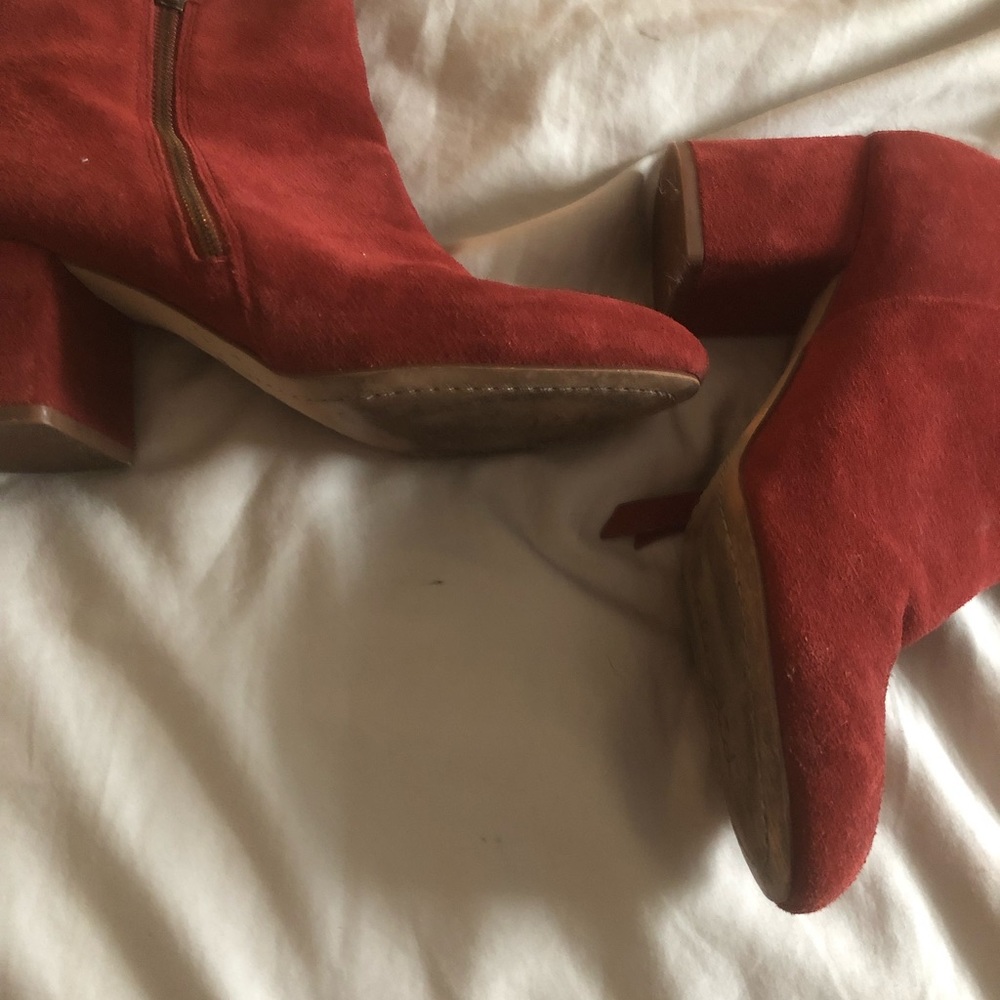 Splendid Red ankle boots - Picture 2 of 2